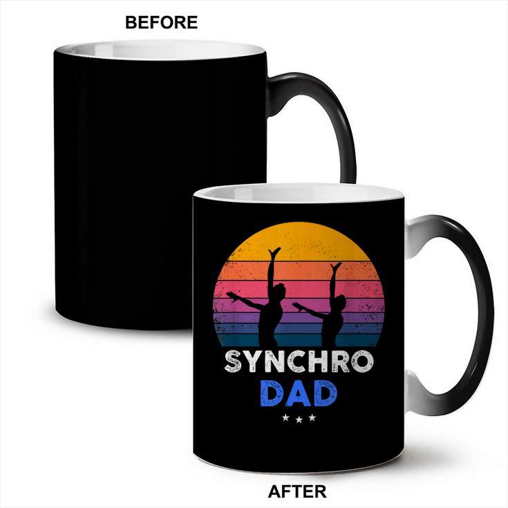 Synchronized Swimming Synchro Dad Coffee Color Changing Mug