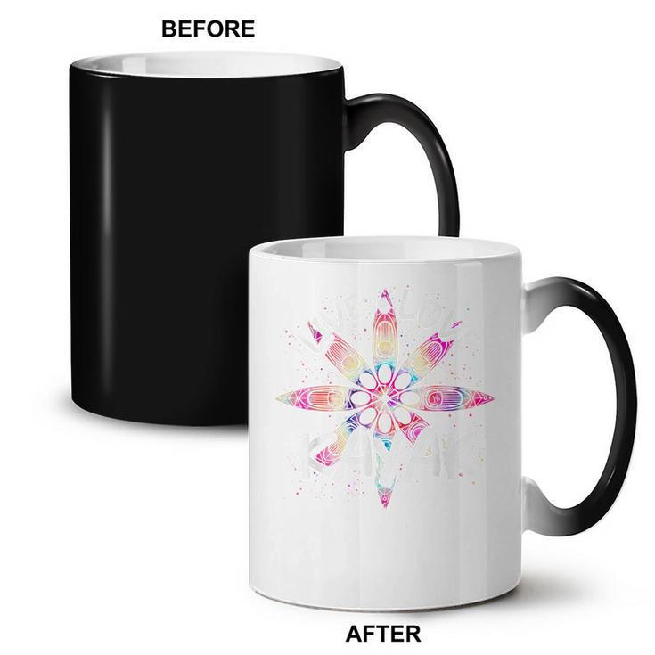 Canoe Boat Paddling Sport Kayaker Live Love Kayak Kayaking Coffee Color Changing Mug, trending gift