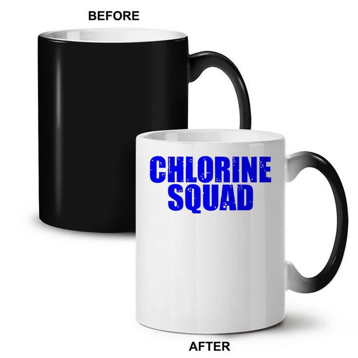 Chlorine Crew Swimming Coffee Color Changing Mug, trending gift Chlorine Crew Swimming Coffee Color Changing Mug, trending gift