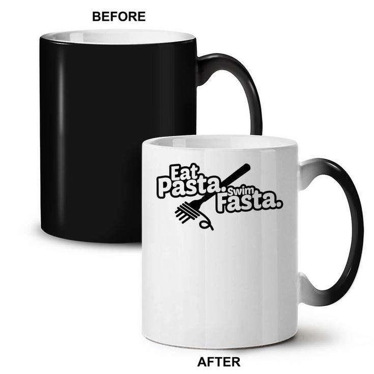 Eat Pasta Swim Fasta Swimmer Tshirt Swimming Coffee Color Changing Mug, trending gift Eat Pasta Swim Fasta Swimmer Tshirt Swimming Coffee Color Changing Mug, trending gift