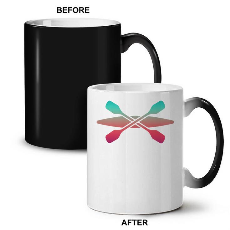 Kayak Lover Kayaking Canoe Paddling Water Sport Kayaker Coffee Color Changing Mug, trending gift