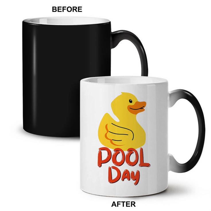 Pool Swimming Day Coffee Color Changing Mug, trending gift Pool Swimming Day Coffee Color Changing Mug, trending gift