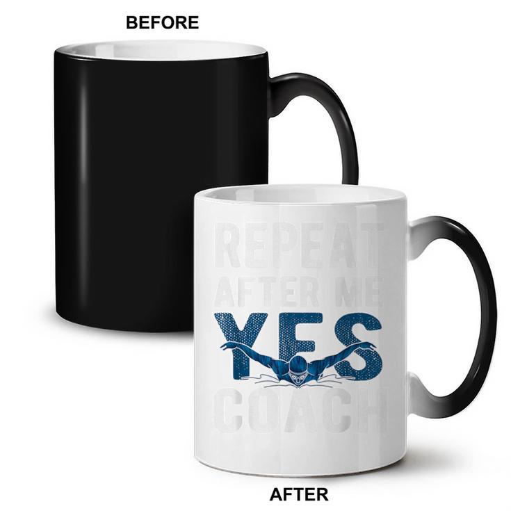 Repeat Yes Swim Coaching Swimming Coaches Coffee Color Changing Mug, trending gift Repeat Yes Swim Coaching Swimming Coaches Coffee Color Changing Mug, trending gift