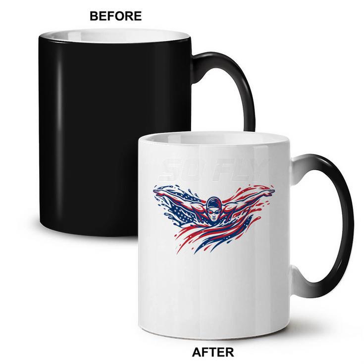 Swim Art For Men Women Kids Swimmer Swim Team Swimming Coffee Color Changing Mug, trending gift Swim Art For Men Women Kids Swimmer Swim Team Swimming Coffee Color Changing Mug, trending gift