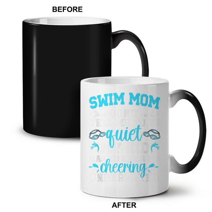 Swim Mom Swimming Mom Of A Swimmer Mama Coffee Color Changing Mug, trending gift Swim Mom Swimming Mom Of A Swimmer Mama Coffee Color Changing Mug, trending gift