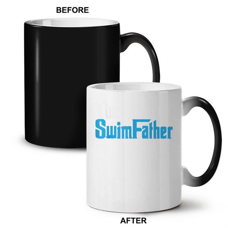 The SwimFather Saying Tee For Swimming Fatehrs Coffee Color Changing Mug, trending gift The SwimFather Saying Tee For Swimming Fatehrs Coffee Color Changing Mug, trending gift