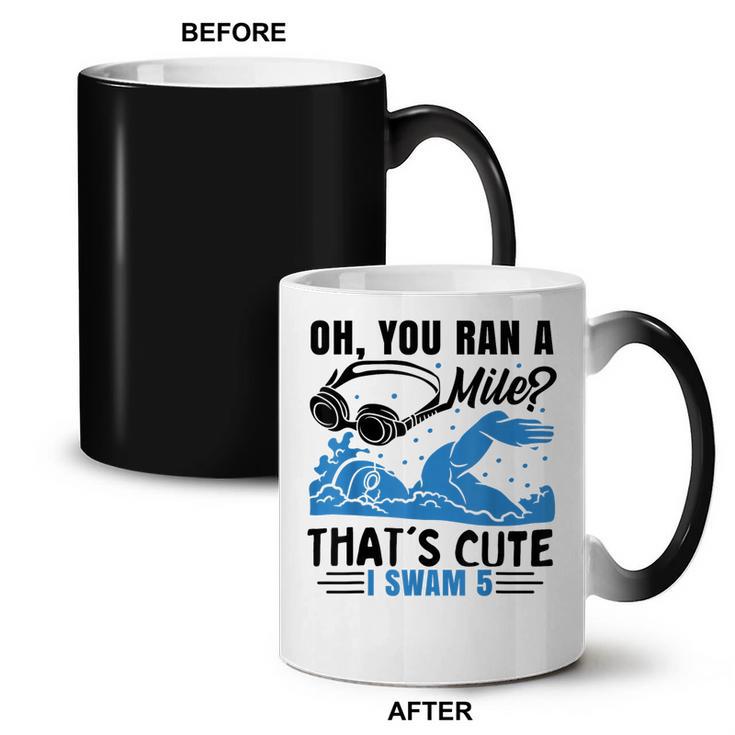 Swimmer Swimming Coffee Color Changing Mug