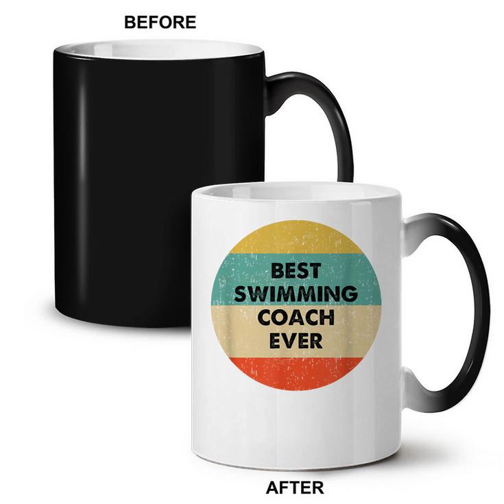 Swimming Coach Coffee Color Changing Mug, trending gift