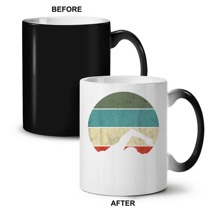 Swimming Coffee Color Changing Mug, trending gift Swimming Coffee Color Changing Mug, trending gift