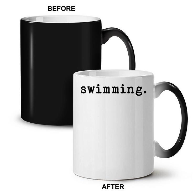 Swimming Enthusiast Minimalist Water Sports Coffee Color Changing Mug, trending gift Swimming Enthusiast Minimalist Water Sports Coffee Color Changing Mug, trending gift