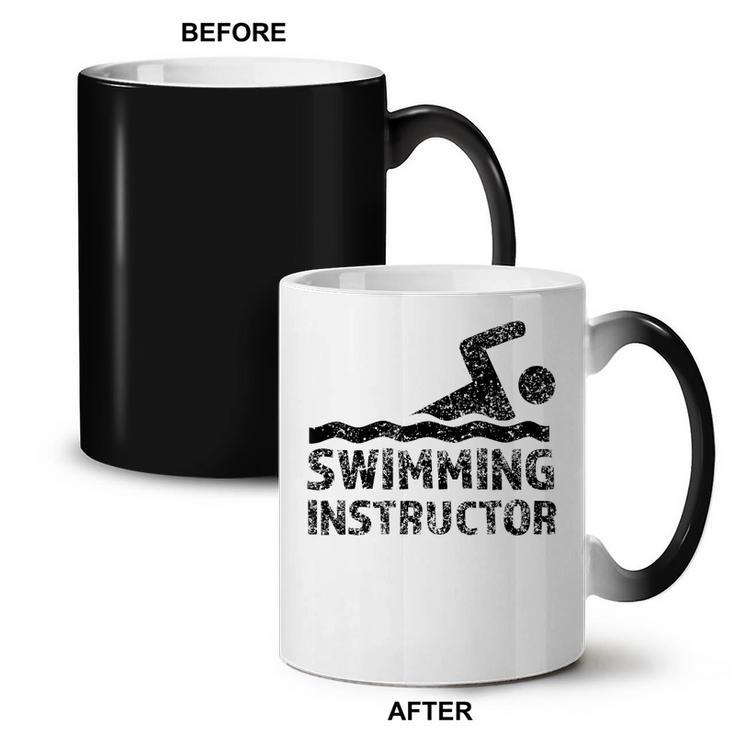 Swimming Instructor Lesson Swim Coach Coffee Color Changing Mug
