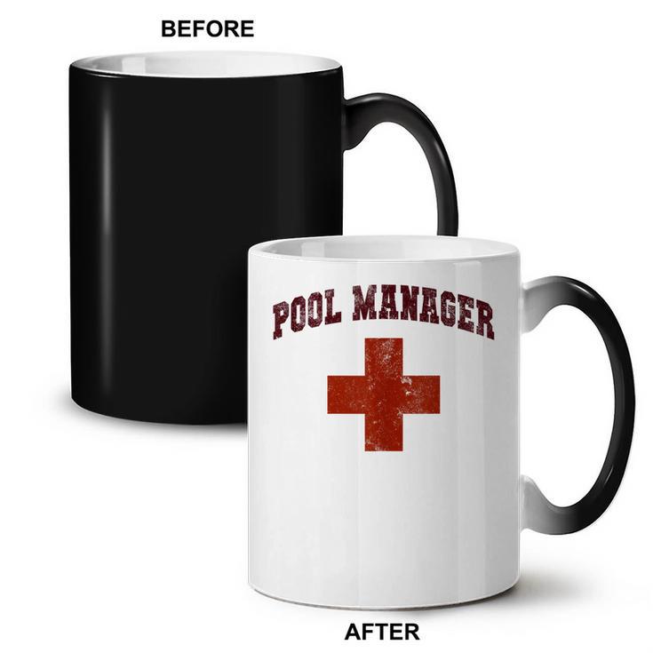 Swimming Pool Manager Beach Vacay Lifeguards Swim Cruise Coffee Color Changing Mug