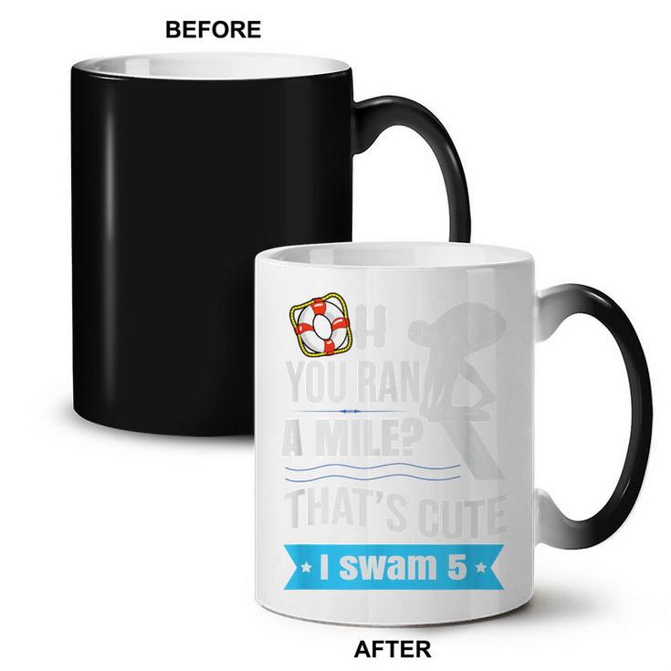 Swimming Saying For Swimmers Coffee Color Changing Mug, trending gift Swimming Saying For Swimmers Coffee Color Changing Mug, trending gift