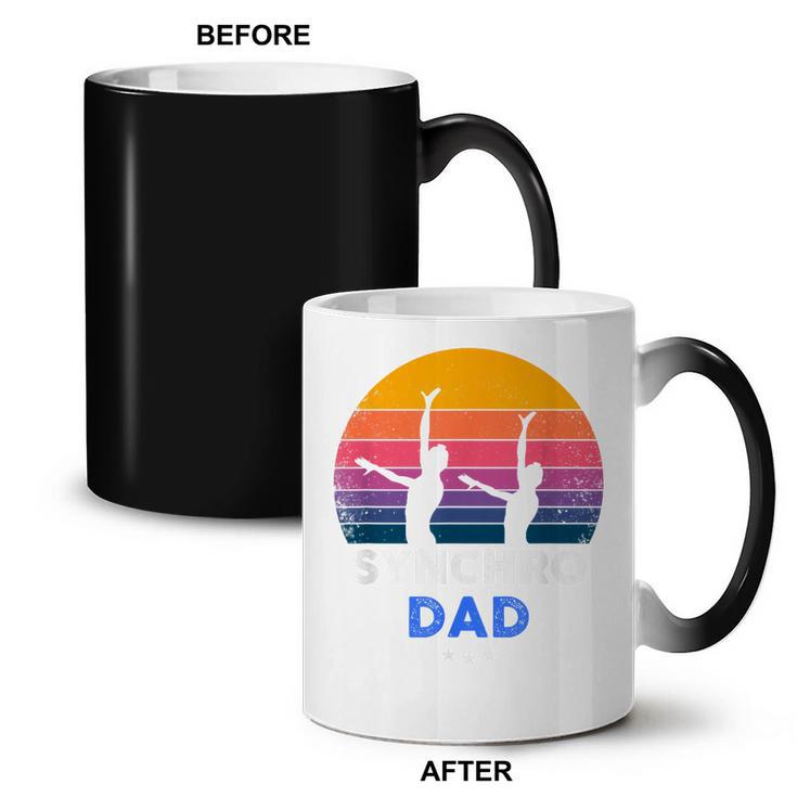 Synchronized Swimming Synchro Dad Coffee Color Changing Mug, trending gift Synchronized Swimming Synchro Dad Coffee Color Changing Mug, trending gift