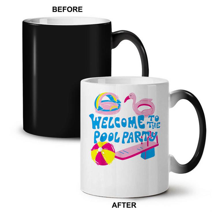 Welcome To The Pool Party Birthday Summer Family Swimming Coffee Color Changing Mug, trending gift Welcome To The Pool Party Birthday Summer Family Swimming Coffee Color Changing Mug, trending gift