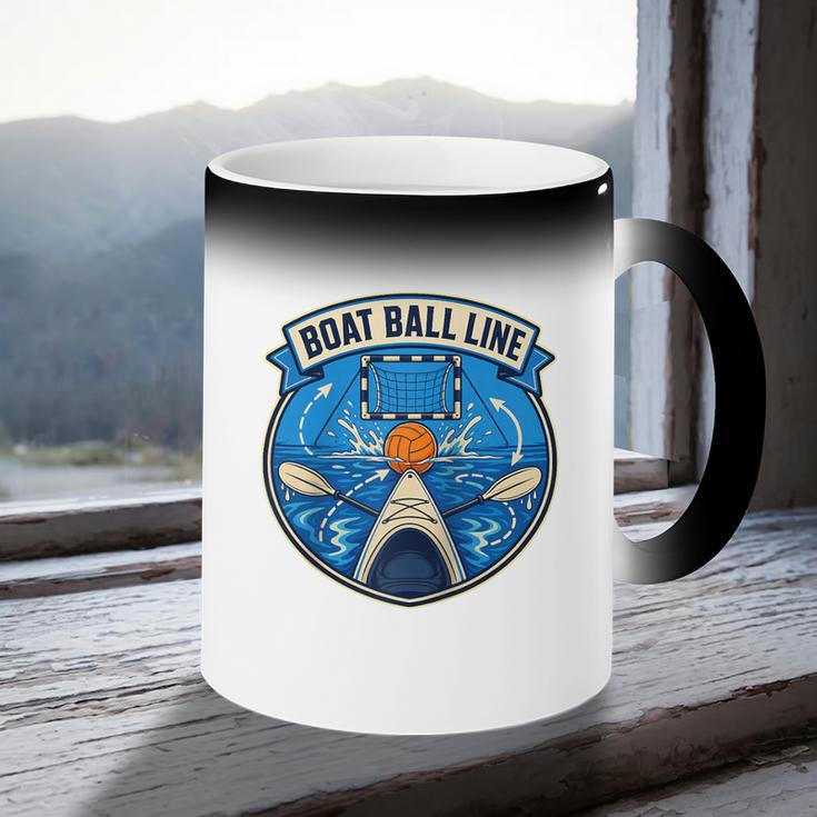 Boat Ball LINE Kayak Polo Canoe Team Raglan Baseball Tee Coffee Color Changing Mug