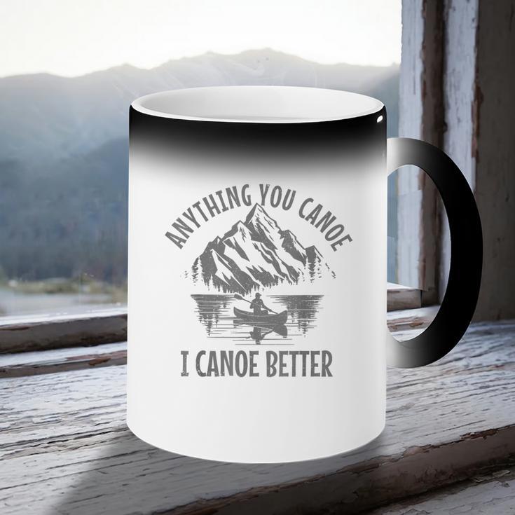 Canoe Canoeing Coffee Color Changing Mug