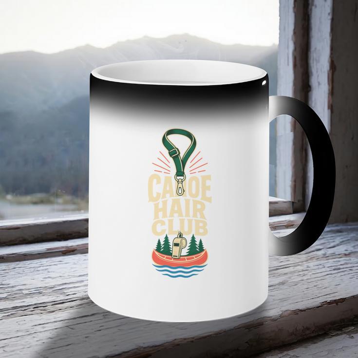 Canoe Hair Club Paddling Retro Coffee Color Changing Mug Canoe Hair Club Paddling Retro Coffee Color Changing Mug