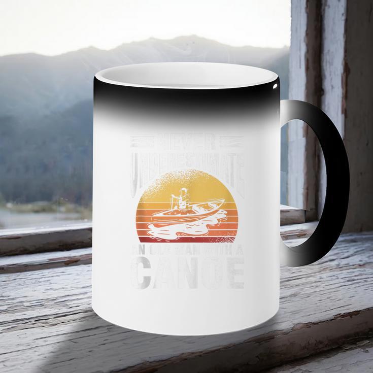 Canoe Old Man Sleeveless Coffee Color Changing Mug