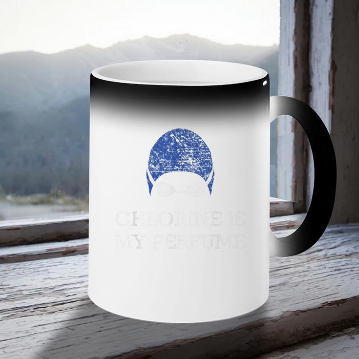 Chlorine Is My Perfume Shirt Swim Swimming Coffee Color Changing Mug
