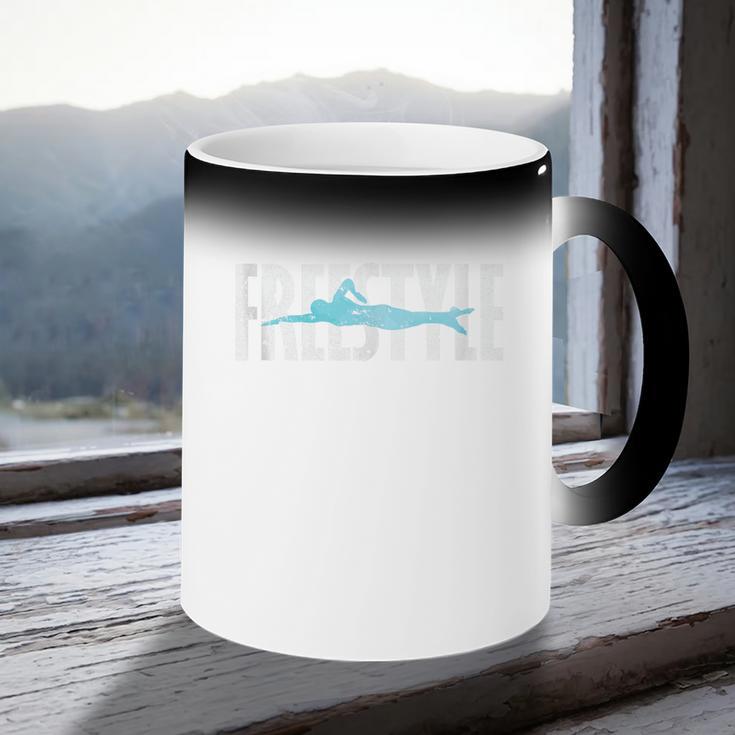 Freestyle Swimming Coffee Color Changing Mug