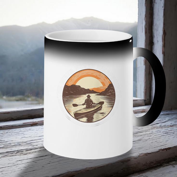 Kayak Kayaker Canoes-Boating Water-Paddle Canadier-Canoe Raglan Baseball Tee Coffee Color Changing Mug