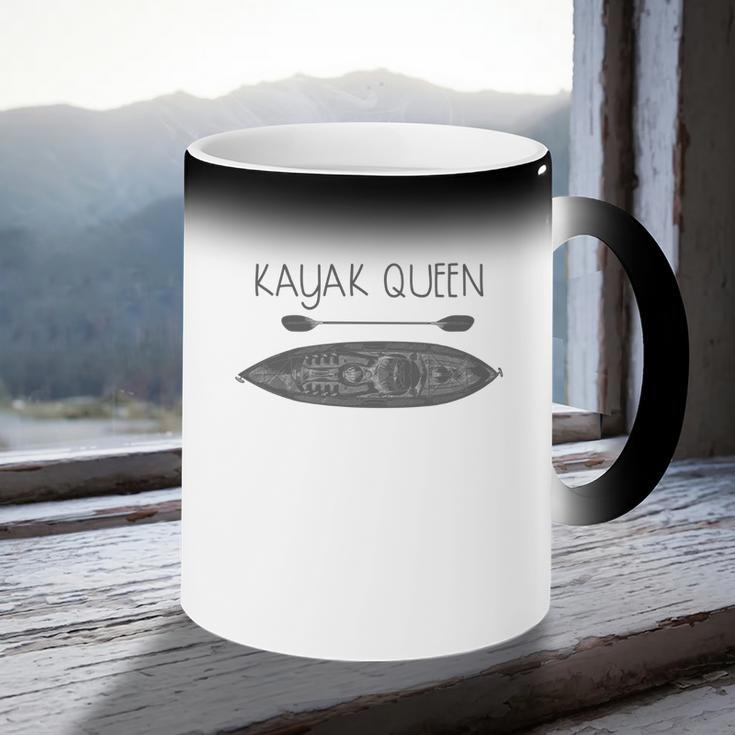 Kayak Queen Fun Kayak And Canoe Paddler Coffee Color Changing Mug Kayak Queen Fun Kayak And Canoe Paddler Coffee Color Changing Mug
