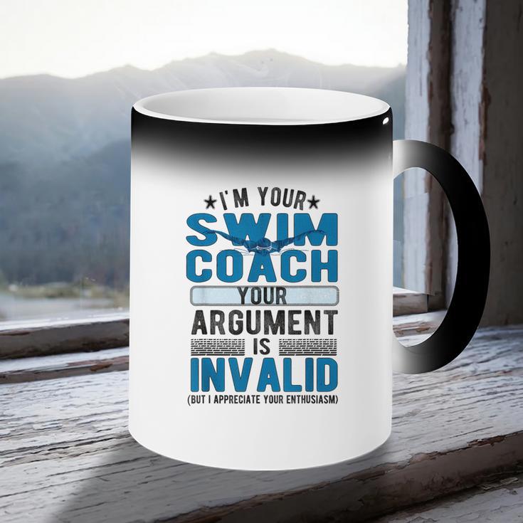 Swim Coach Swimming Coach Coffee Color Changing Mug