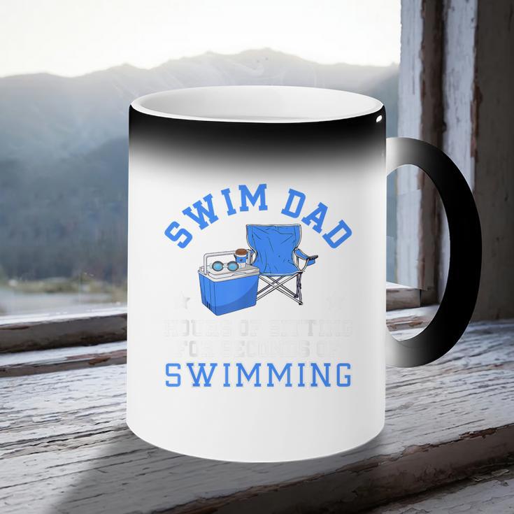 Swim Dad Of A Swimmer Dad Swim Father Swimming Dad Coffee Color Changing Mug