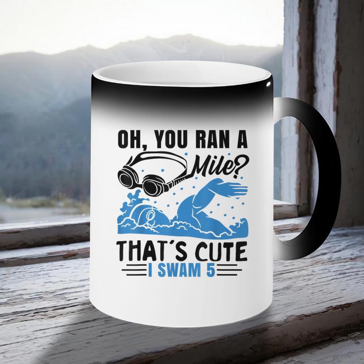 Swimmer Swimming Coffee Color Changing Mug Swimmer Swimming Coffee Color Changing Mug
