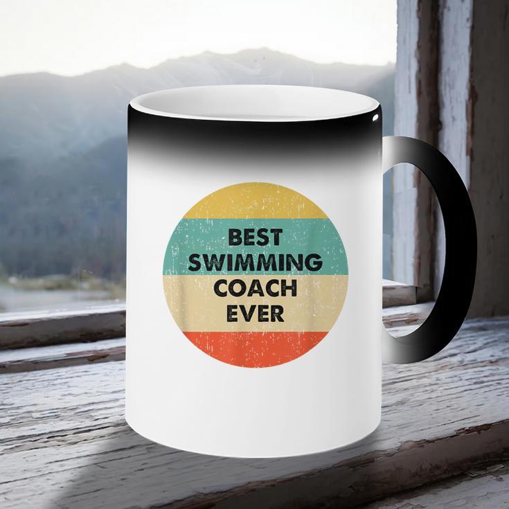 Swimming Coach Coffee Color Changing Mug