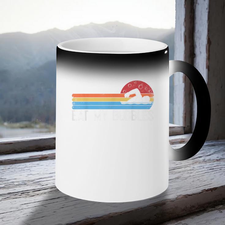 Swimming Swimmer Eat My Bubbles Swim Retro Coffee Color Changing Mug Swimming Swimmer Eat My Bubbles Swim Retro Coffee Color Changing Mug