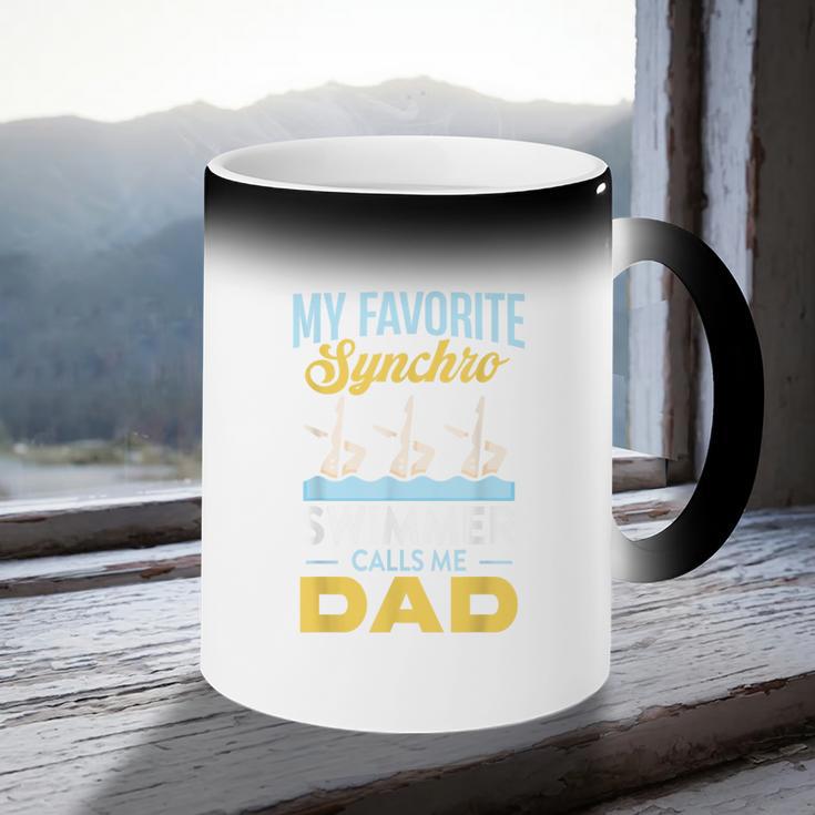Synchronized Swimming Dad Favorite Synchro Swimmer Artistic Coffee Color Changing Mug Synchronized Swimming Dad Favorite Synchro Swimmer Artistic Coffee Color Changing Mug