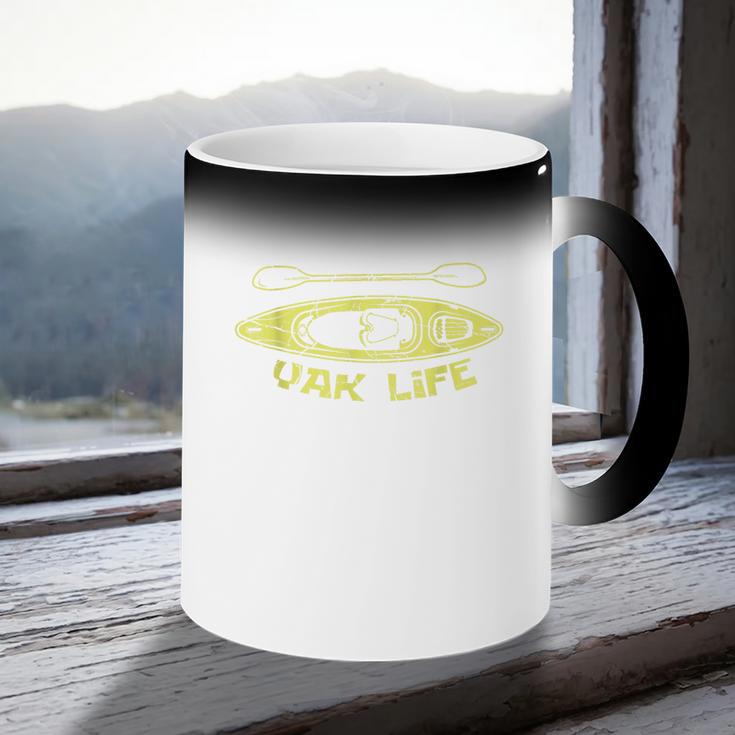 Yak Life Kayaker Or Canoeist Coffee Color Changing Mug Yak Life Kayaker Or Canoeist Coffee Color Changing Mug