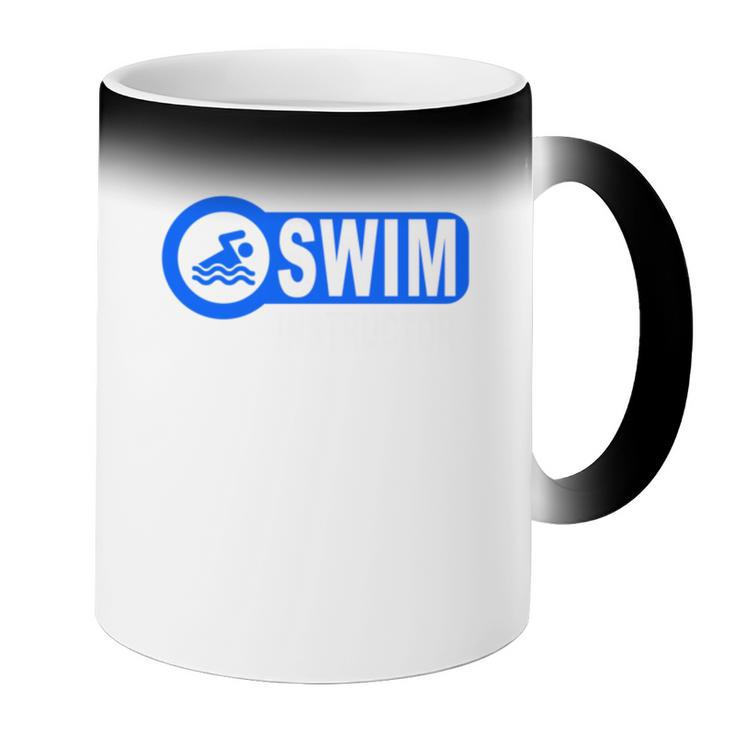 2 Sided Print Swimming Teacher Swim Instructor Swim Lessons Coffee Color Changing Mug 2 Sided Print Swimming Teacher Swim Instructor Swim Lessons Coffee Color Changing Mug