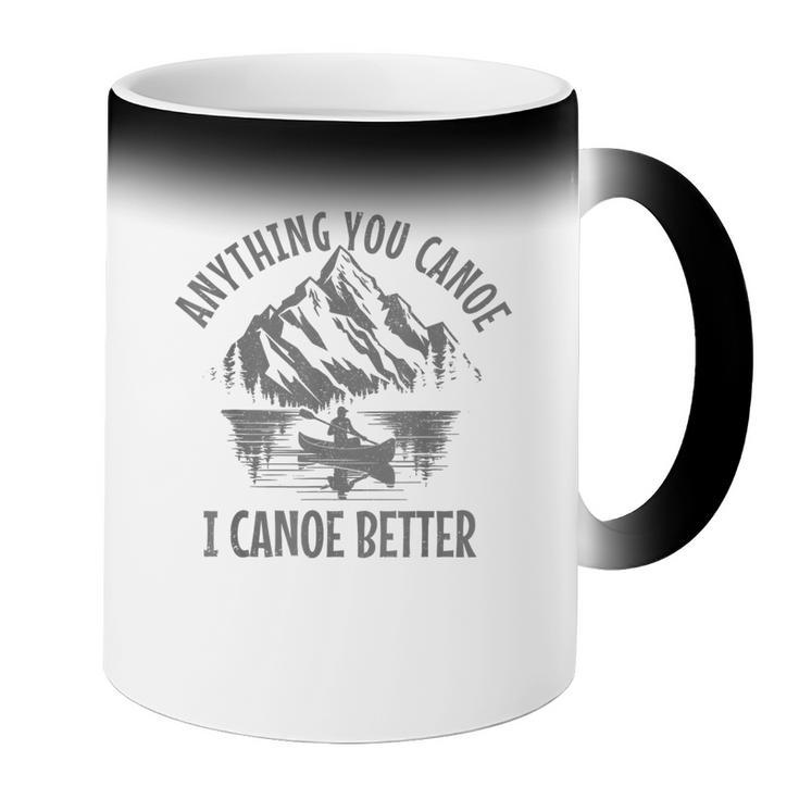 Canoe Canoeing Coffee Color Changing Mug