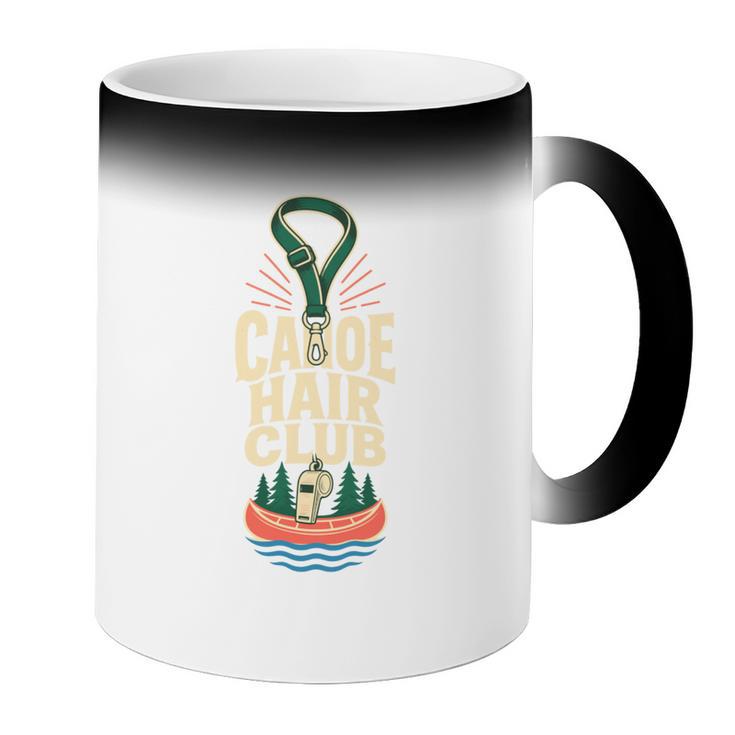 Canoe Hair Club Paddling Retro Coffee Color Changing Mug Canoe Hair Club Paddling Retro Coffee Color Changing Mug