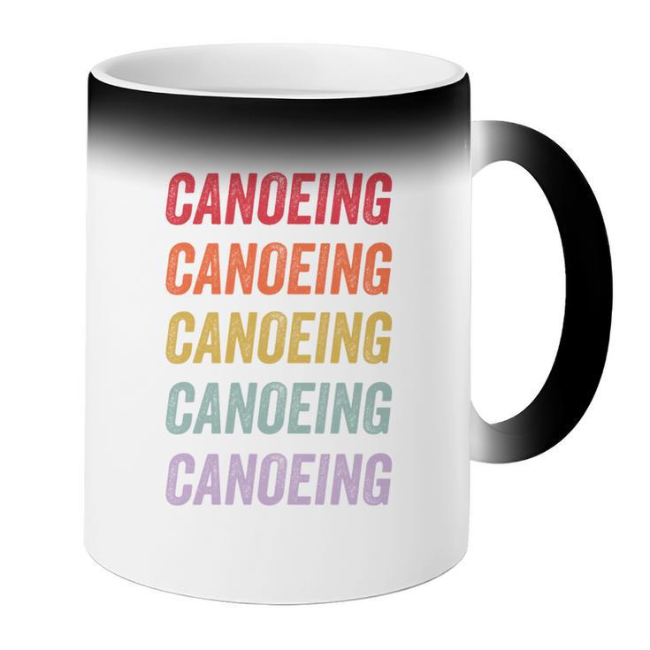 Canoeing Sweatshirt Coffee Color Changing Mug Canoeing Sweatshirt Coffee Color Changing Mug