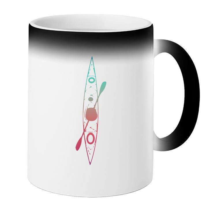 Kayak Lover Kayaking Canoe Paddling Water Sport Cute Kayaker Coffee Color Changing Mug Kayak Lover Kayaking Canoe Paddling Water Sport Cute Kayaker Coffee Color Changing Mug