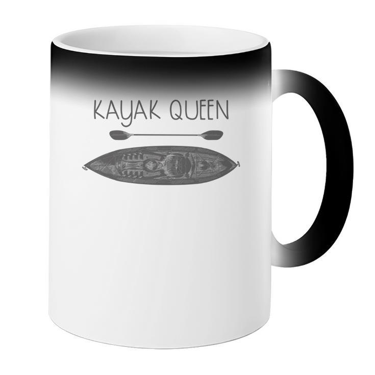 Kayak Queen Fun Kayak And Canoe Paddler Coffee Color Changing Mug Kayak Queen Fun Kayak And Canoe Paddler Coffee Color Changing Mug