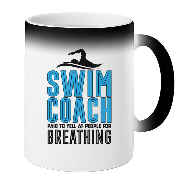 Swim Coach Swimmer Coach Swimming Coach Coffee Color Changing Mug