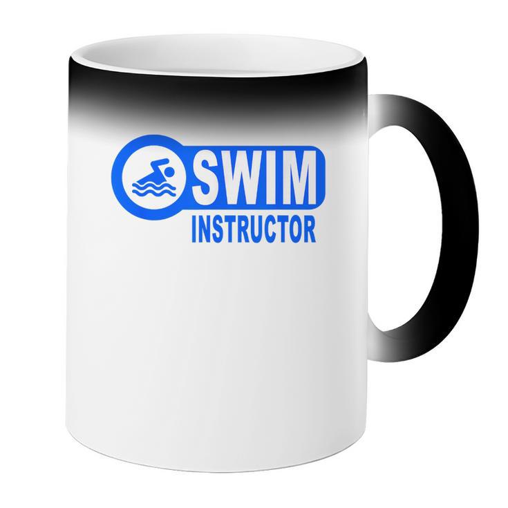 Swim Instructor Swimming Teacher Classes Coffee Color Changing Mug Swim Instructor Swimming Teacher Classes Coffee Color Changing Mug