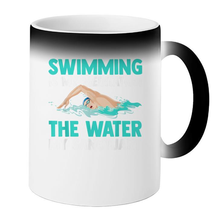 Swim Swimmers Swimming Coffee Color Changing Mug Swim Swimmers Swimming Coffee Color Changing Mug