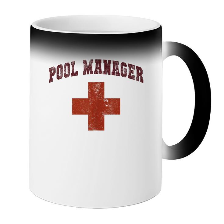 Swimming Pool Manager Beach Vacay Lifeguards Swim Cruise Coffee Color Changing Mug Swimming Pool Manager Beach Vacay Lifeguards Swim Cruise Coffee Color Changing Mug
