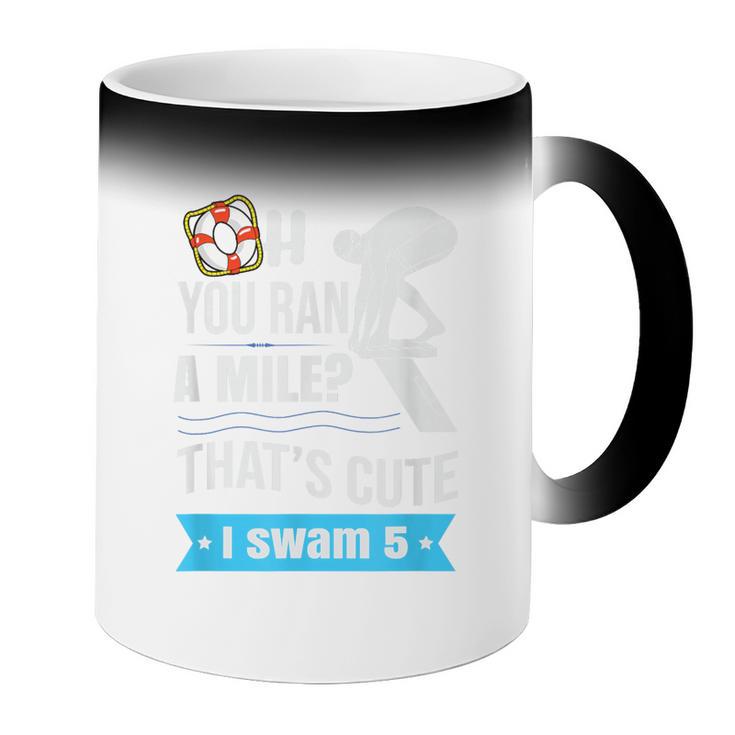 Swimming Saying For Swimmers Coffee Color Changing Mug Swimming Saying For Swimmers Coffee Color Changing Mug