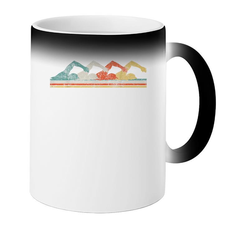 Swimming Swimmer Coffee Color Changing Mug Swimming Swimmer Coffee Color Changing Mug