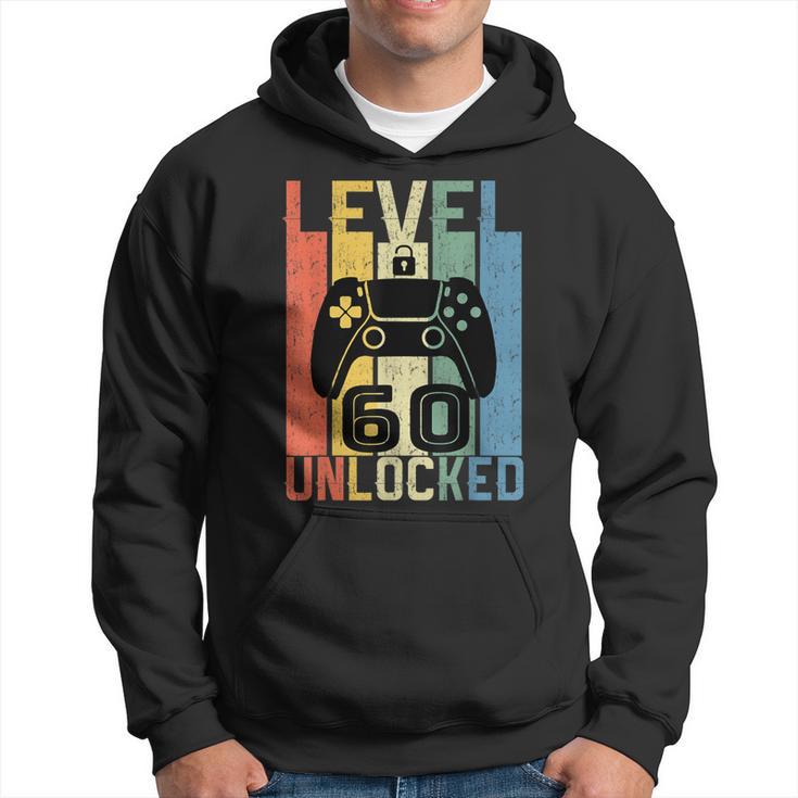 60 Ans Anniversaire Jeuidéo Level 60 Unlocked Sweat à capuche