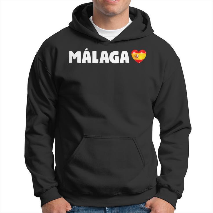 De La Ciudad De Málaga Con La Bandera De España Sweat à capuche
