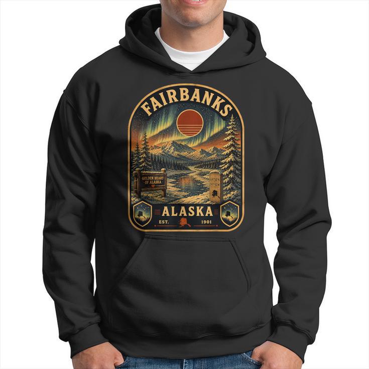 Fairbanks Alaskaoyageintage Alaskaoyage Sweat à capuche