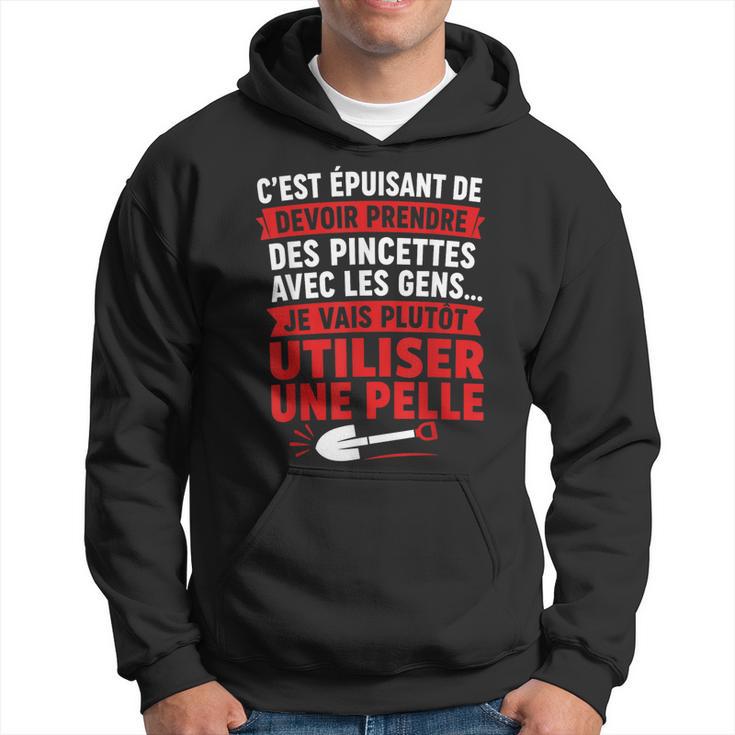 Humour Pelle Drôle Prendre Des Pincettes Aves Les Gens Sweat à capuche